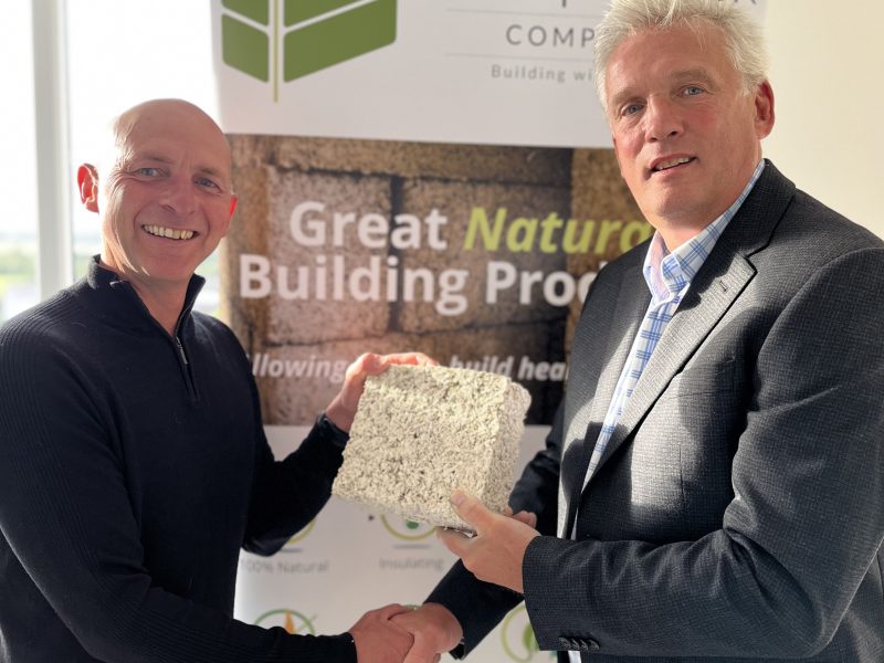 Neil Stephen Director and founder of The Hemp Block Company welcomes new marketing director Michael Reed.