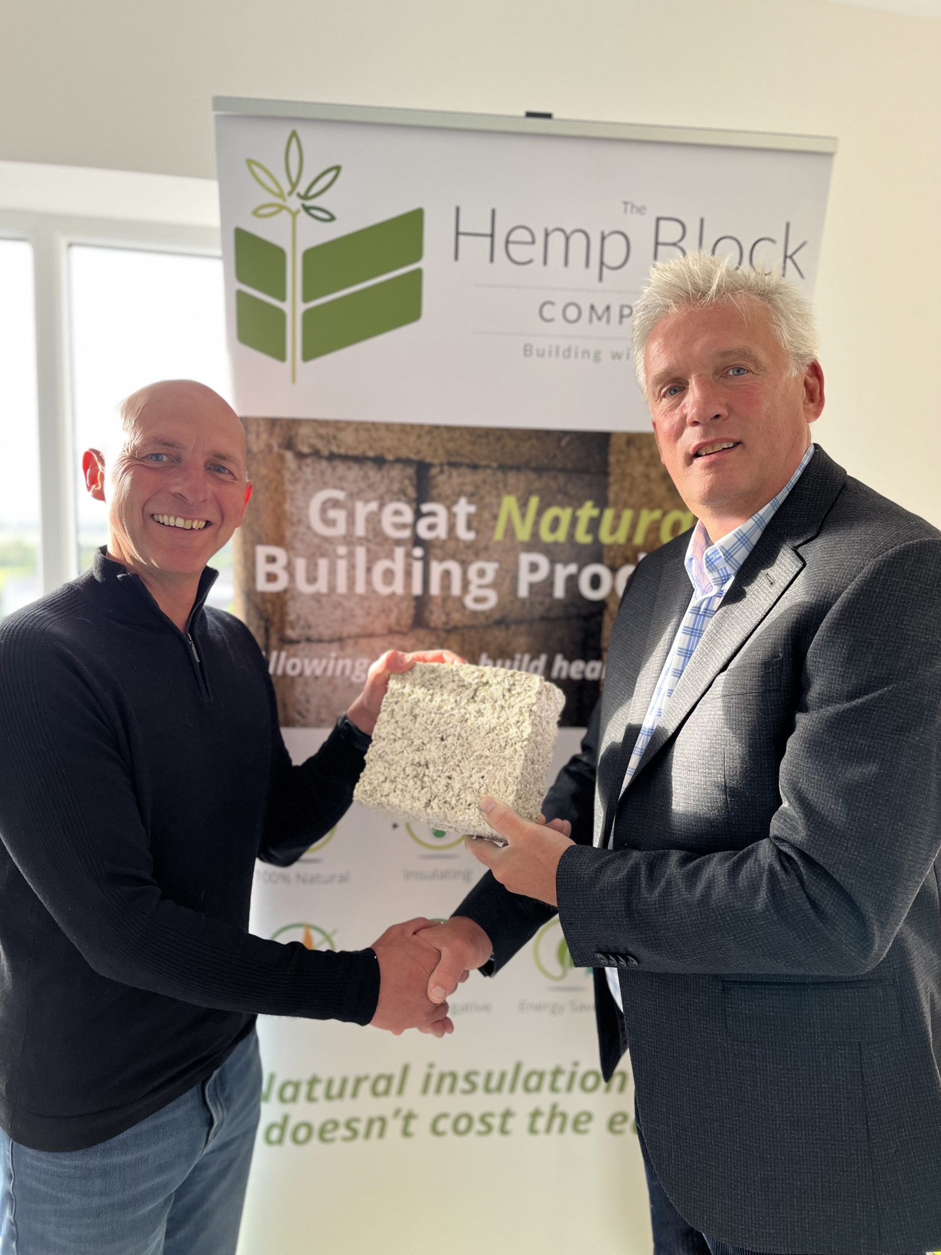 Neil Stephen Director and founder of The Hemp Block Company welcomes new marketing director Michael Reed.