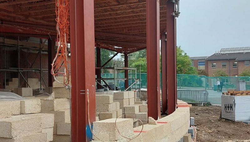Hemp Blocks playing a key role in the new Sixth Form building at Glenthorne High School