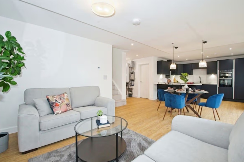 Interior of Residential development in Neath
